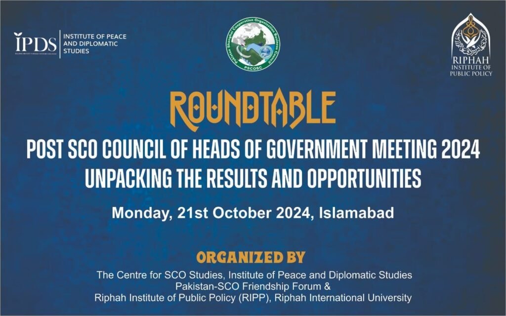 Roundtable on Post-SCO 2024: Results and Opportunities