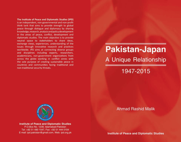 Pakistan-Japan: A Unique Relationship (1947-2015)