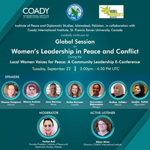 Global Session on Women’s Leadership in Peace and Conflict