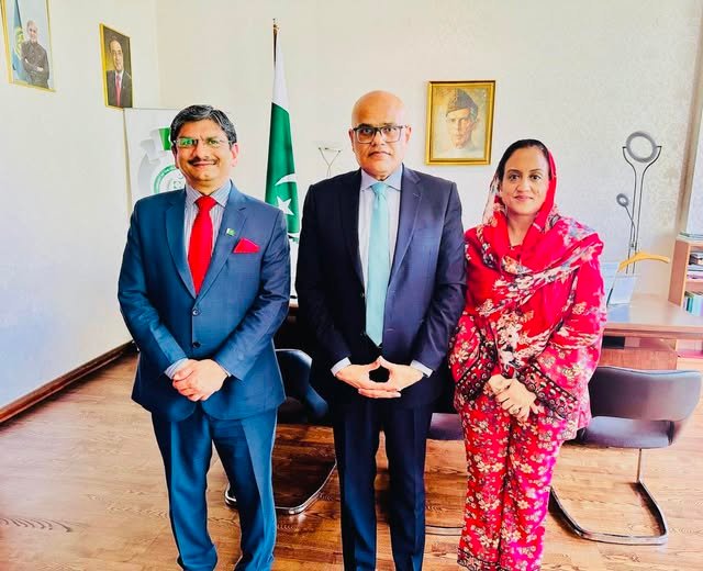 Diplomatic Insight Group Meets Pakistan’s Ambassador to Austria at IDSF 2025