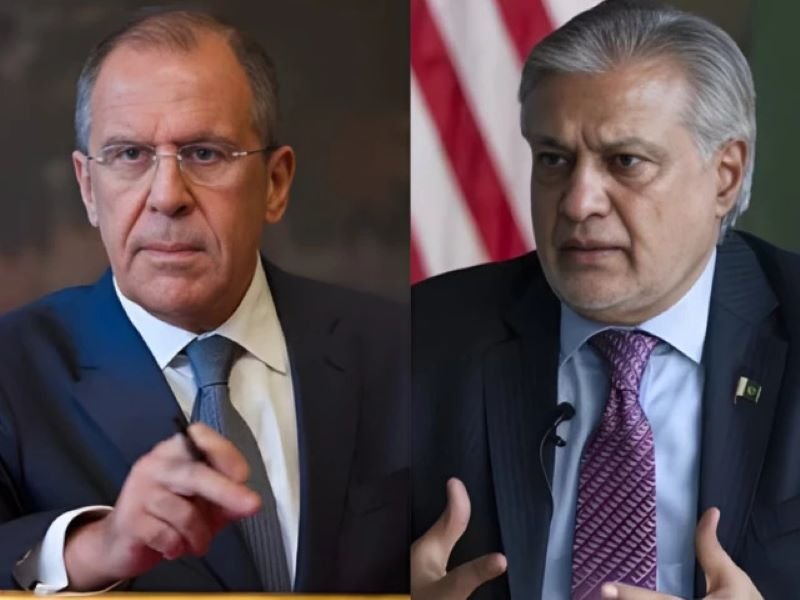 Dar, Lavrov Discuss Rescheduling PM Shehbaz Sharif’s Russia Visit