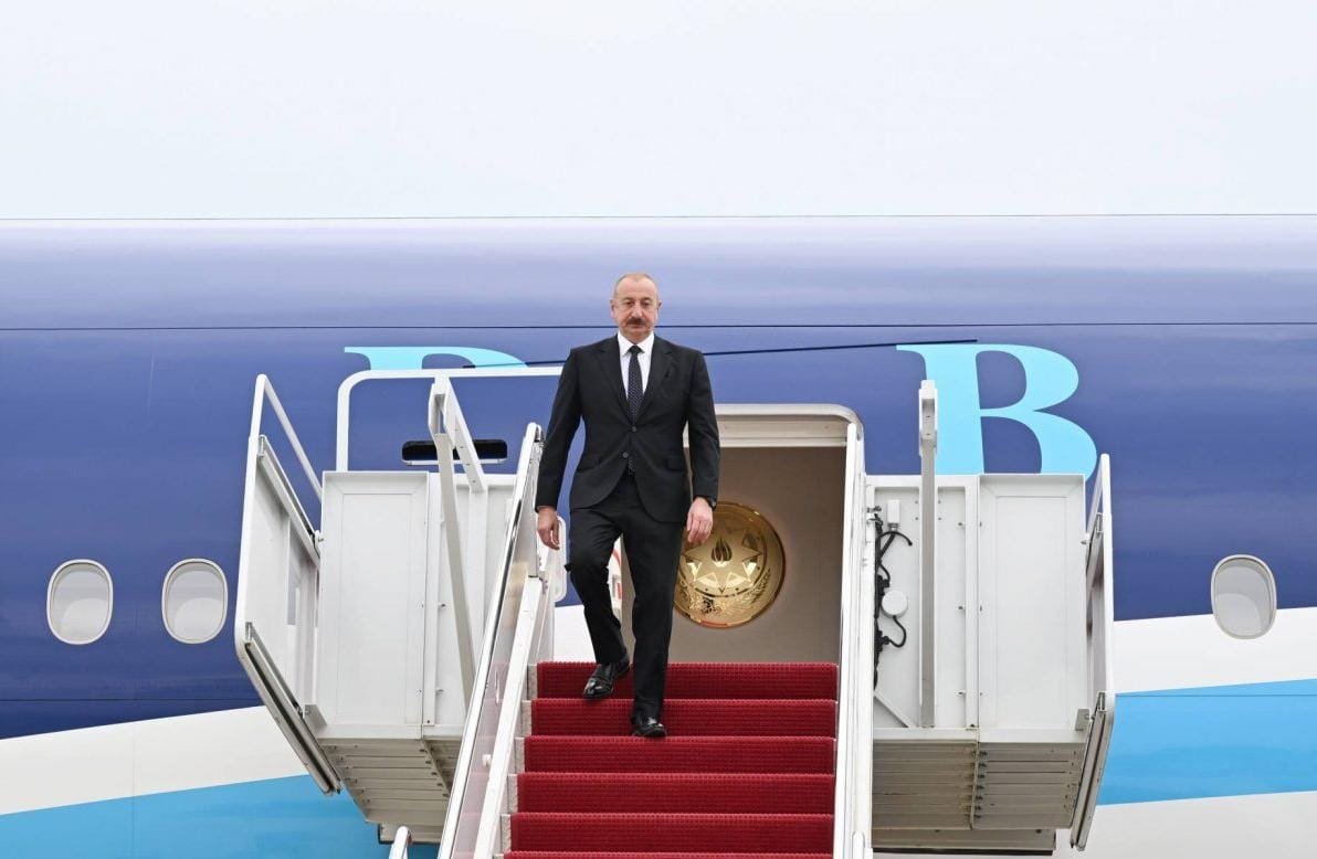 Azerbaijan’s President Arrives in Bishkek for SCO Summit