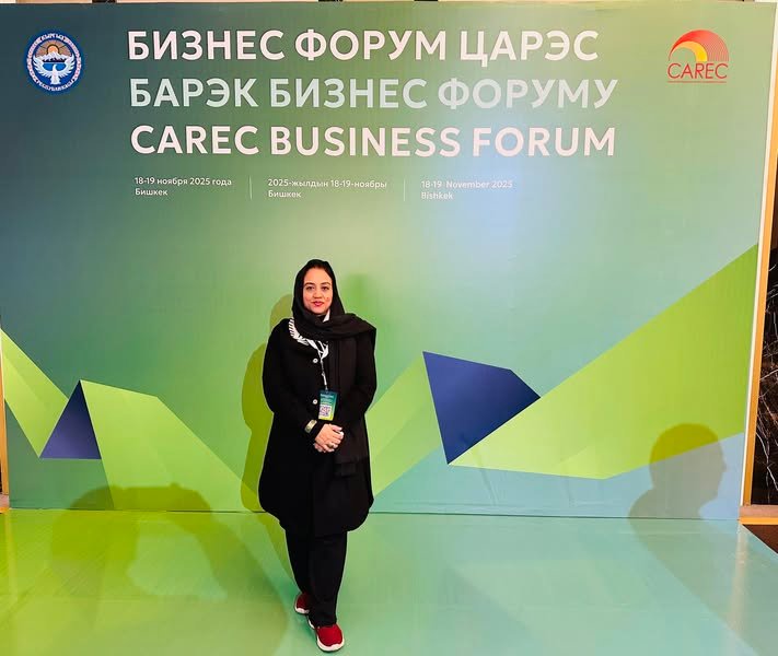 Dr. Farhat Asif at the CAREC Business Forum 2025, Bishkek