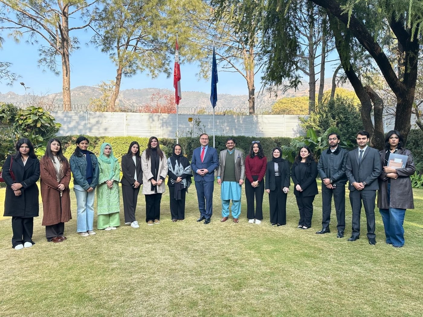 The 6th cohort at the residence of the Ambassador of Austria, December 2025.