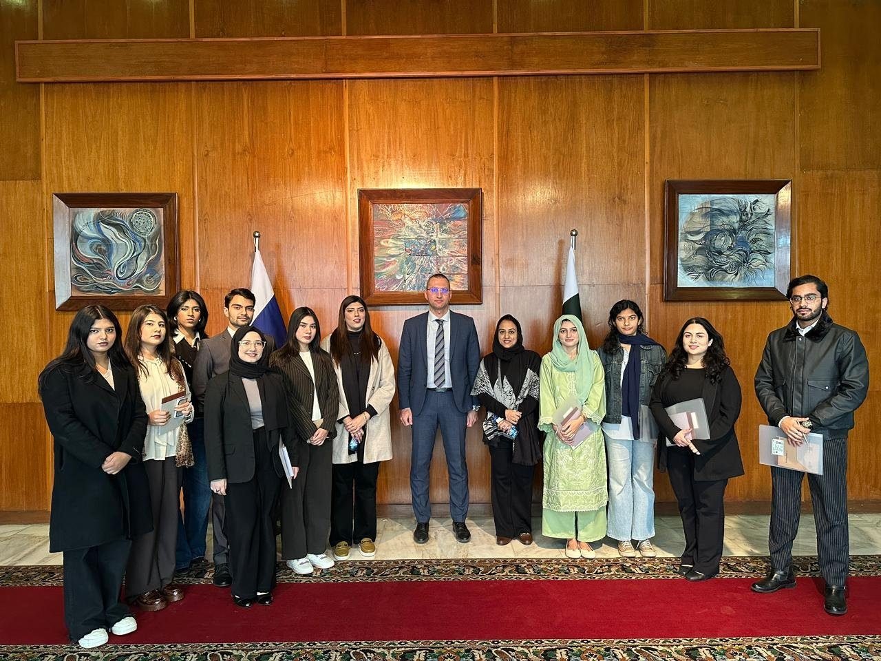 6th IYDS cohort at the Embassy of the Russian Federation