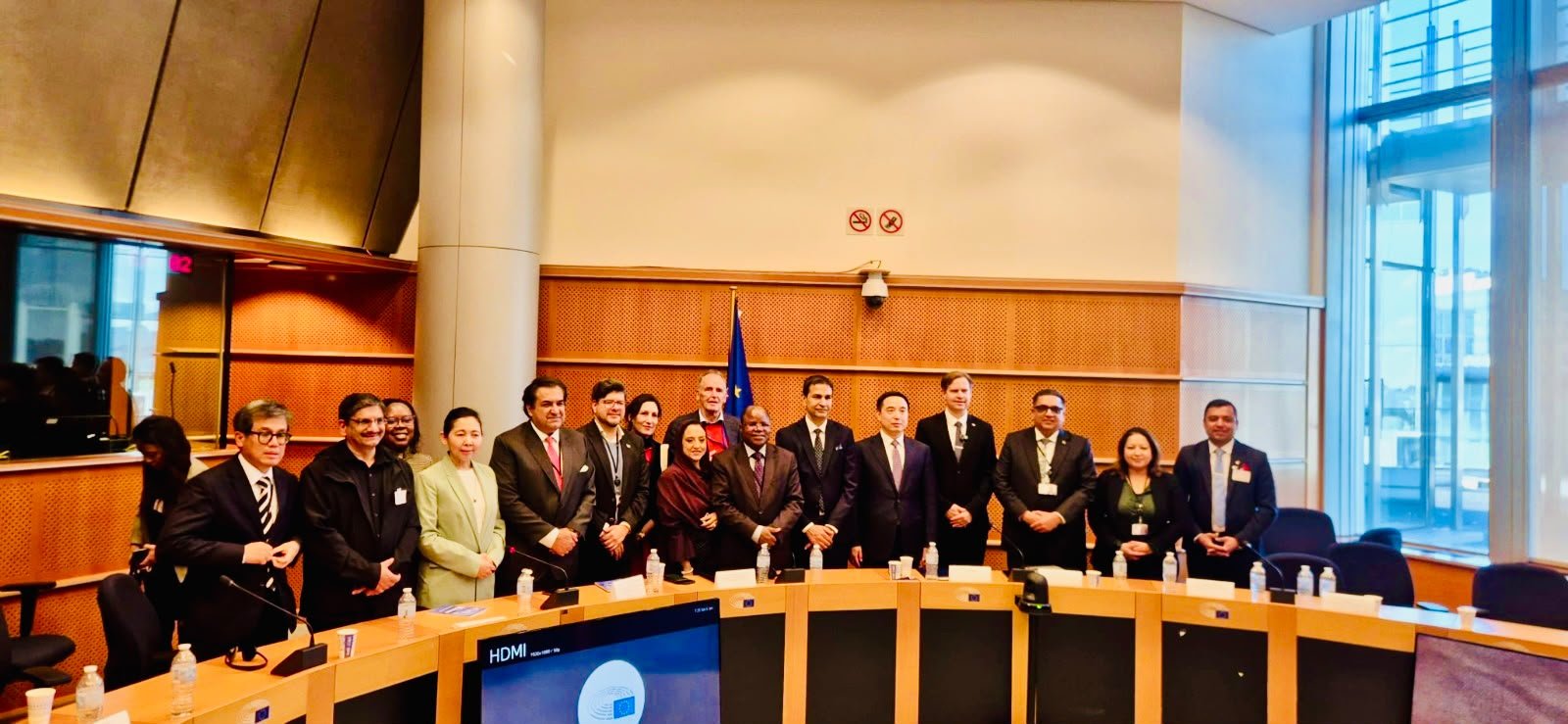 Participants of the session The Future of Global Governance at the European Parliament in Brussels