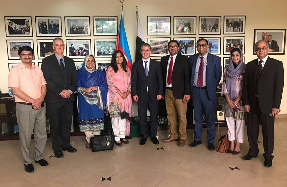 At the Embassy of Azerbaijan, Islamabad