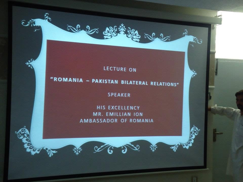 Pakistan&ndash;Romania relations at Quaid-i-Azam University